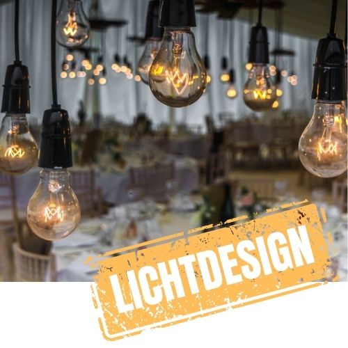 Lichtdesign Dekoration für Hochzeiten