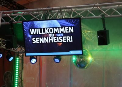 Messestand Sennheiser